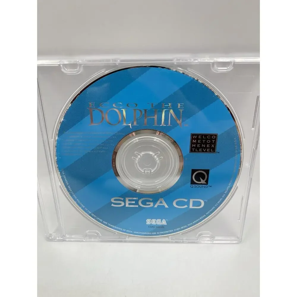 ECCO THE DOLPHIN - Sega Genesis CD, Tested/Working